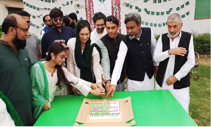 FLAG HOISTING & CAKE CUTTING CEREMONEY ON 14TH AUGUST 2024